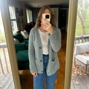 Popcorn Knit Cardigan